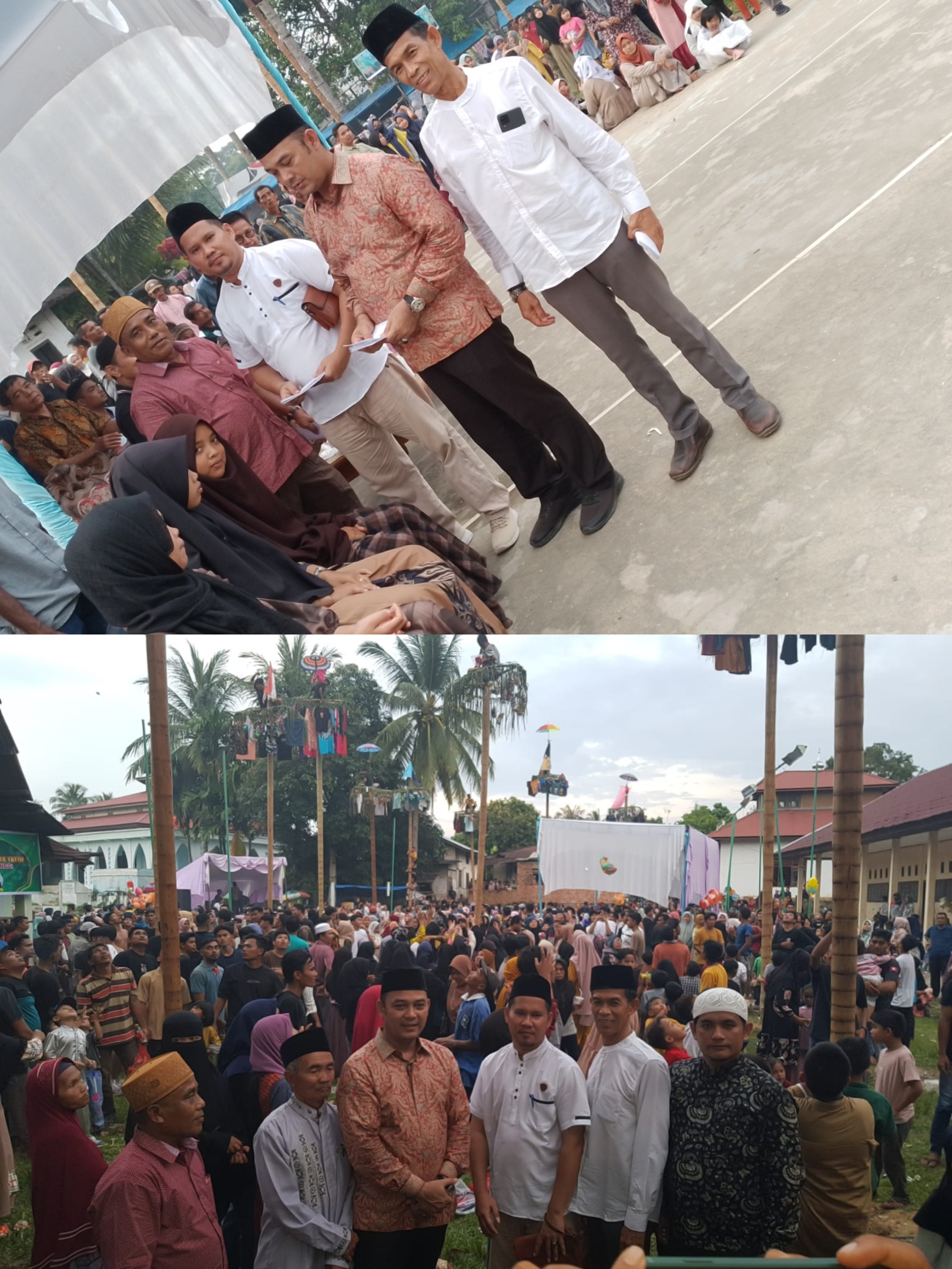 Dipadati Masyarakat , Ketua DPRD Hadir Dusun 1dan IV Pulau Tinggi.