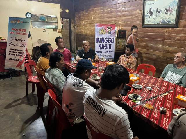 Polres Kepulauan Meranti Sampaikan Terkait Pemilu Damai dan Bijak Bermedia Sosial