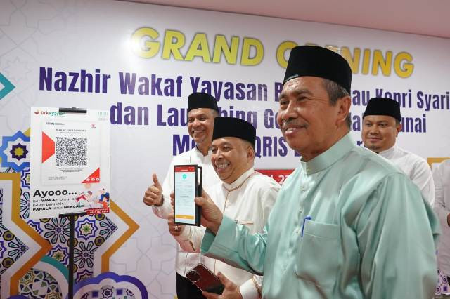 Nazhir Wakaf BRK Syariah Diresmikan, Ini Harapan Gubri Syamsuar