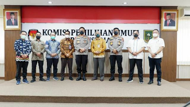 Persiapan Perhelatan Nasional Pemilu 2024, Kapolda Riau jalin Koordinasi dengan KPU Riau