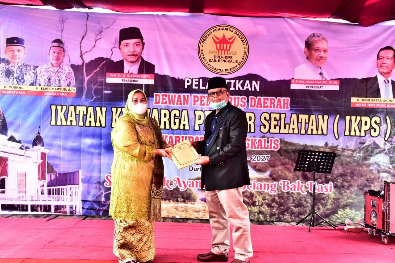 Bupati Bengkalis: Selamat Atas Pelantikan Pengurus IKPS DPD Kabupaten Bengkalis