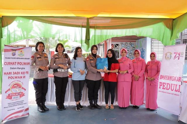 Jumat Curhat, Polwan Polres Meranti Ajak Warga Binaan Wanita Menjadi Pribadi yang Lebih Baik