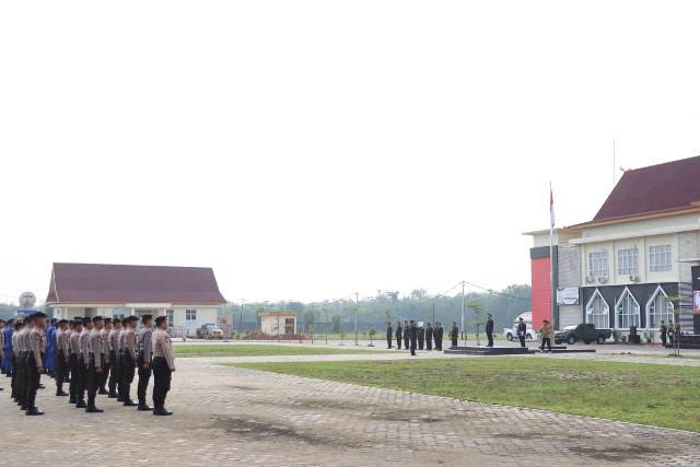 Polres Meranti Gelar Upacara Memperingati Hari Kesaktian Pancasila