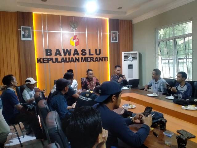 Bawaslu Meranti Akan Tertibkan Alat Peraga di Masa Tenang Serta Awasi Politik Uang