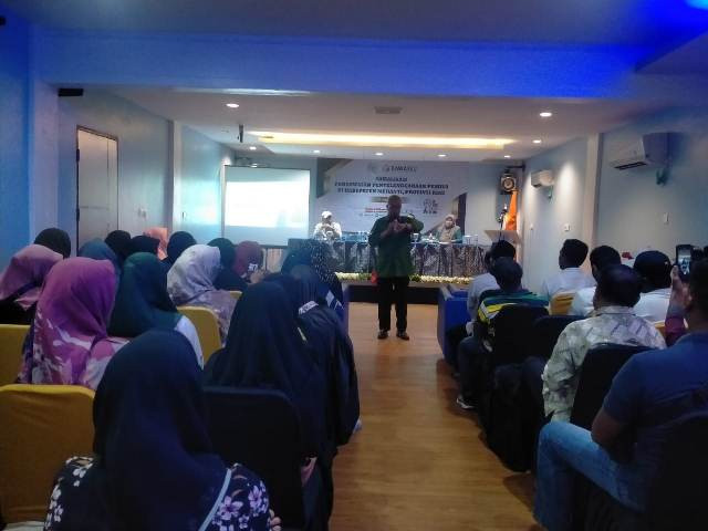 Pimpinan Komisi II DPR RI Syamsulrizal Bersama Bawaslu RI Sosialisasi Pengawasan Pemilu di Meranti