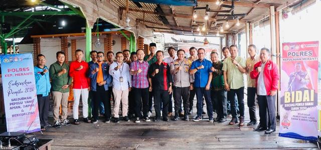 Wujudkan Pemilu Damai, Polres Kepulauan Meranti Bikin Terobosan Kreatif Menggelar 