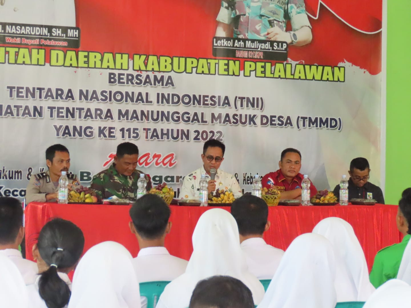 Satgas TMMD ke 115 Kodim 03131/KPR, Gelar Penyuluhan Wawasan Kebangsaan di Lokasi Sasaran