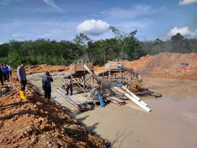 Siap di bakar rakitnya hanya dua  hari siap dibakar sudah berkerja lagi simodal (Peti) ilegal