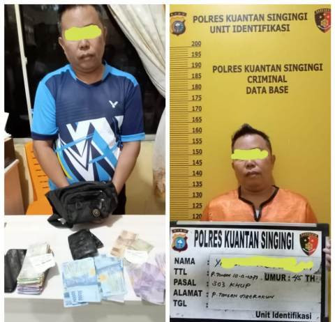 Menjual Togel, Juru Parkir Ditangkap Tim Opsnal Sat Reskrim Polres Kuansing