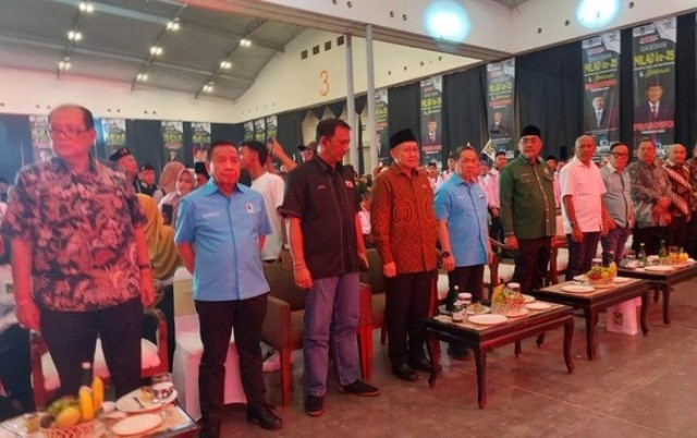 Elite Golkar, PKB, PAN, dan PKN Hadir di Deklarasi PBB Dukung Prabowo