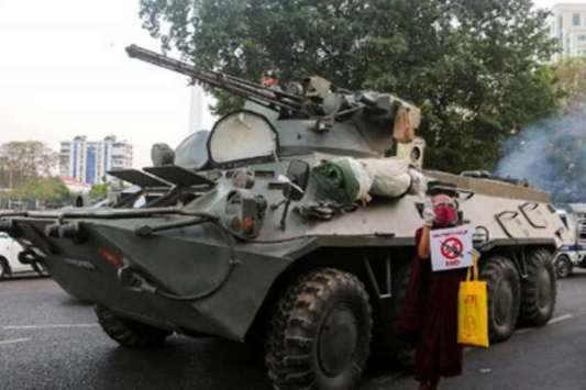 Tentara Myanmar Serbu Markas Pedemo, 8 Orang Tewas