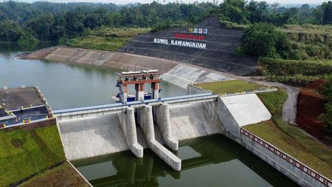 Jokowi Resmikan Bendungan Kuwil Kawangkoan Senilai Rp1,9 T