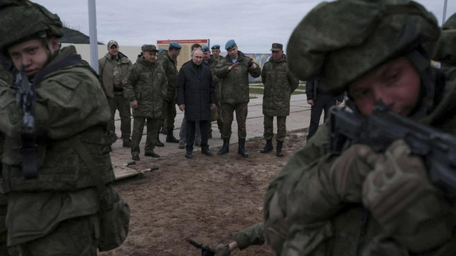 Rusia Setop Mobilisasi Parsial Tentara ke Ukraina, Putin Menyerah?